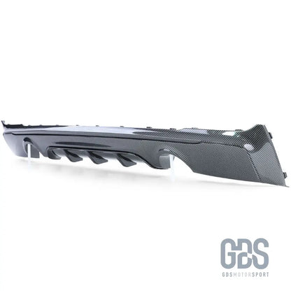 Diffuseur arrière look m performance aspect carbone sortie gauche droite pour bmw série 2 f22 f23 m235i m240i