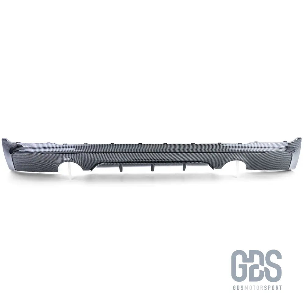 Diffuseur arrière look m performance aspect carbone sortie gauche droite pour bmw série 2 f22 f23 m235i m240i