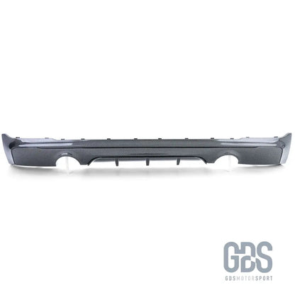 Diffuseur arrière look m performance aspect carbone sortie gauche droite pour bmw série 2 f22 f23 m235i m240i