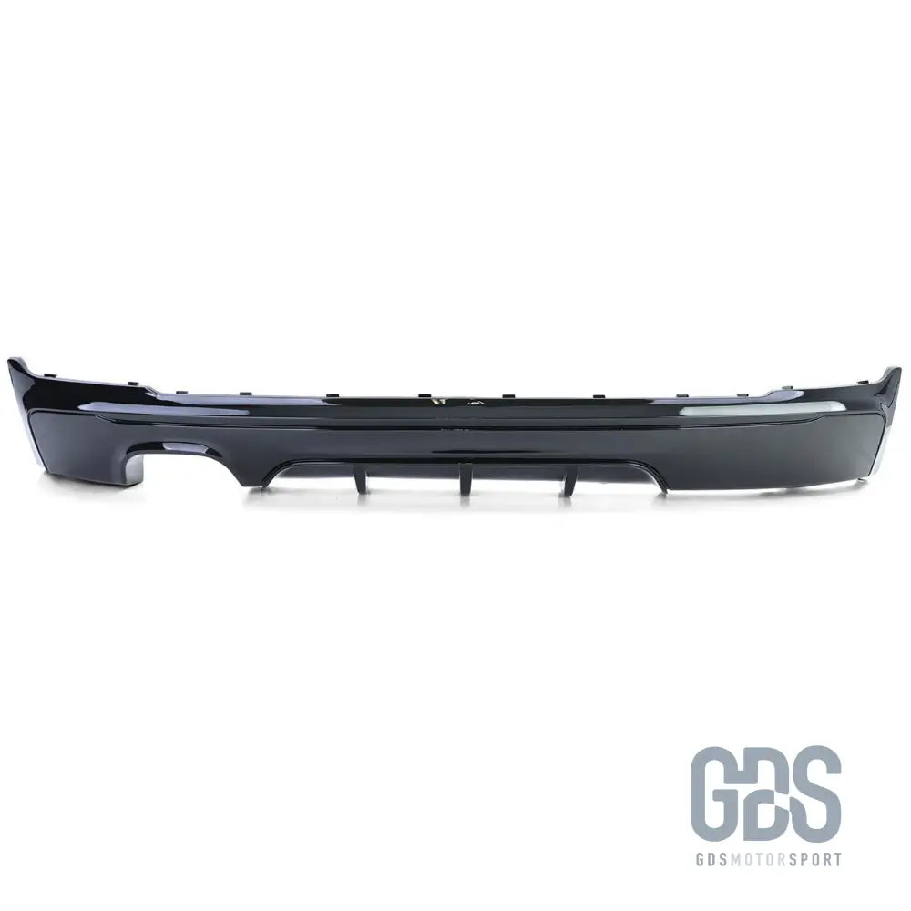 Diffuseur arrière look m performance noir brillant double sortie gauche pour bmw série 2 f22 f23 pack