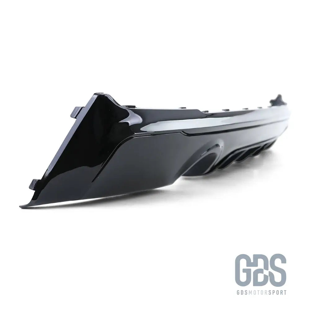 Diffuseur arrière look m performance noir brillant sortie gauche droite pour bmw série 2 f22 f23 m235i m240i
