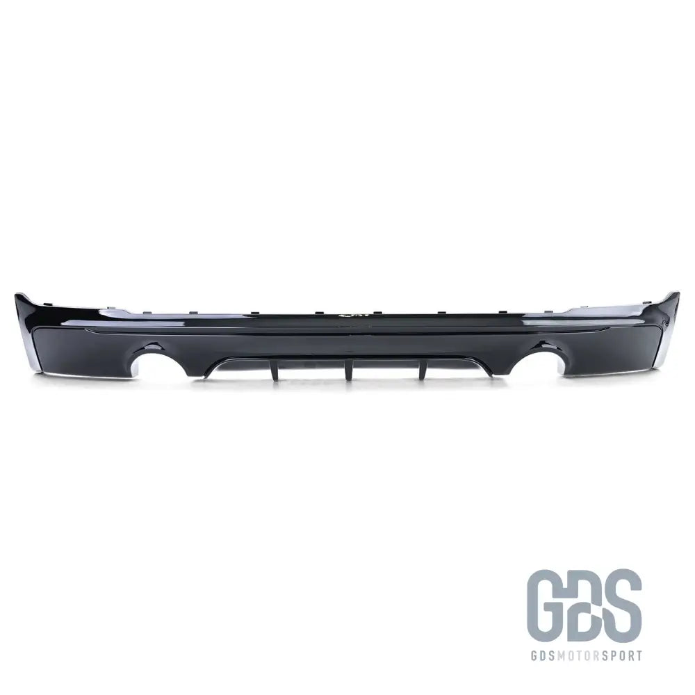 Diffuseur arrière look m performance noir brillant sortie gauche droite pour bmw série 2 f22 f23 m235i m240i