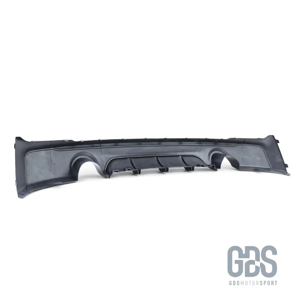 Diffuseur arrière look m performance noir brillant sortie gauche droite pour bmw série 2 f22 f23 m235i m240i