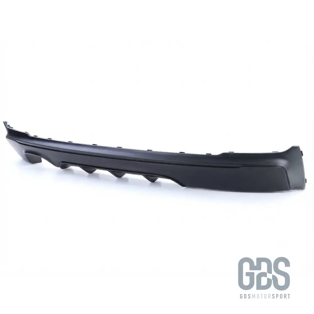 Diffuseur arrière look m performance noir mat double sortie gauche pour bmw série 2 f22 f23 pack