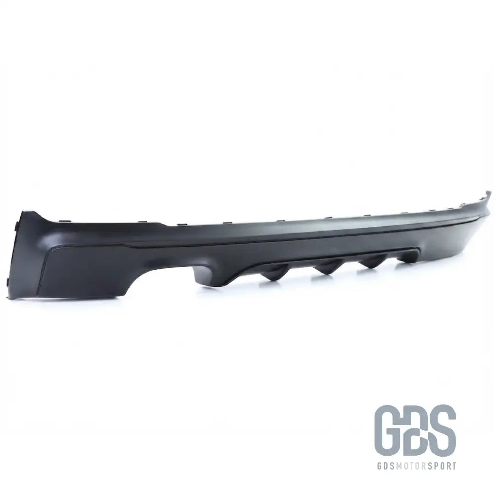 Diffuseur arrière look m performance noir mat double sortie gauche pour bmw série 2 f22 f23 pack