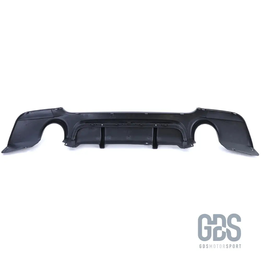Diffuseur arrière m performance bmw série 3 e92 e93 335i 335d pack noir brillant double sortie