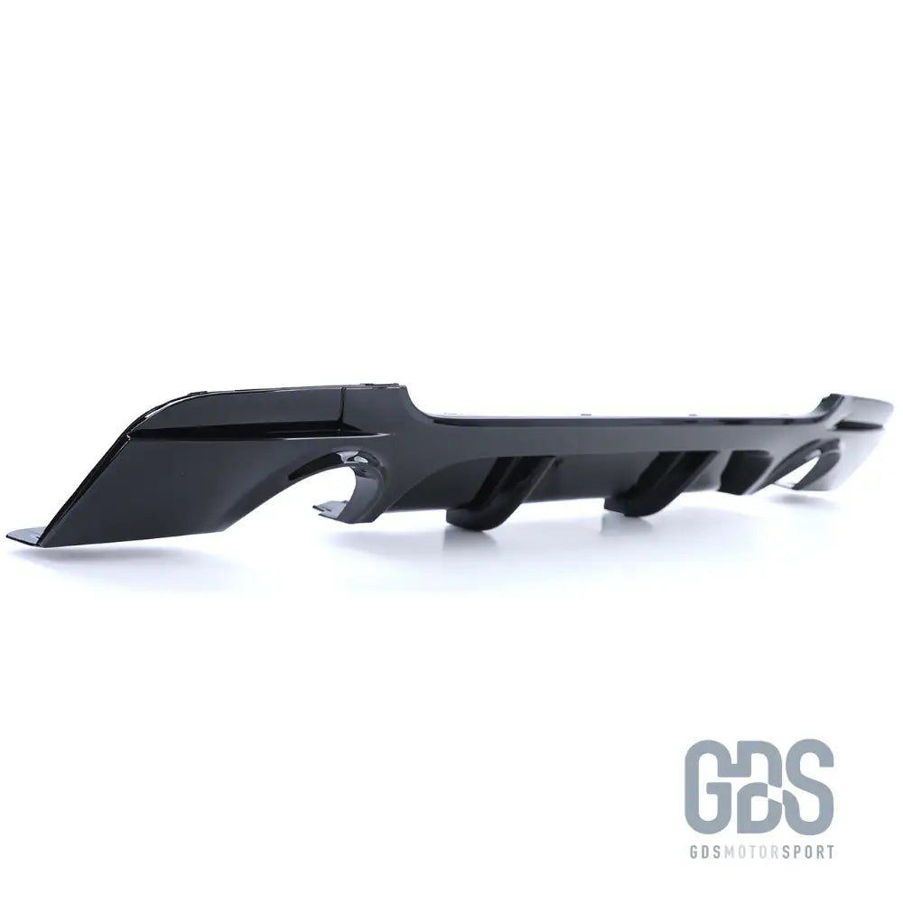 Diffuseur arrière m performance bmw série 3 e92 e93 335i 335d pack noir brillant double sortie