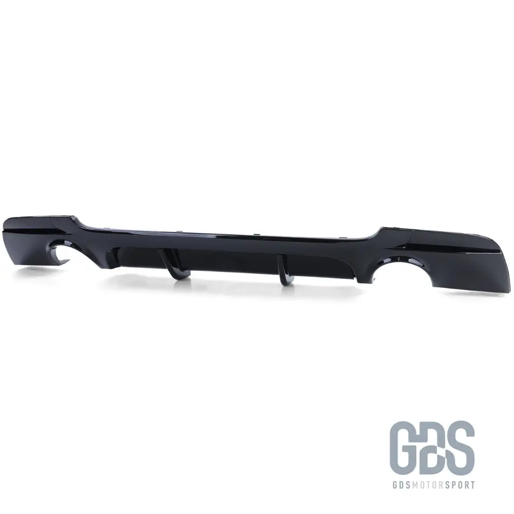 Diffuseur arrière m performance bmw série 3 e92 e93 335i 335d pack noir brillant double sortie