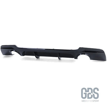 Diffuseur arrière m performance bmw série 3 e92 e93 335i 335d pack noir brillant double sortie