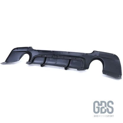 Diffuseur arrière m performance bmw série 3 e92 e93 335i 335d pack noir brillant double sortie