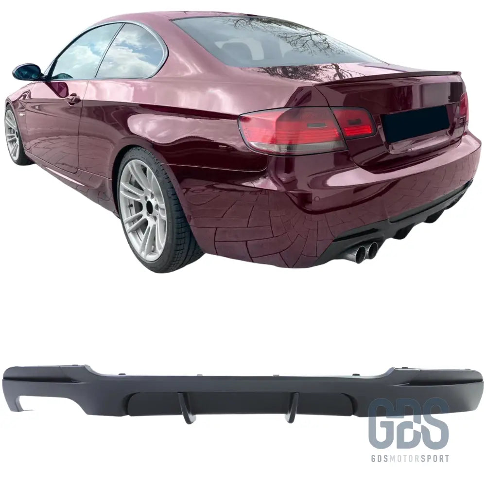 Diffuseur arrière performance bmw série 3 e92 e93 pack m noir mate