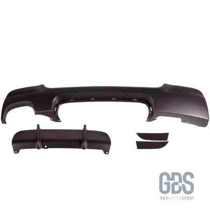 Diffuseur arrière performance bmw série 3 e92 e93 pack m noir mate