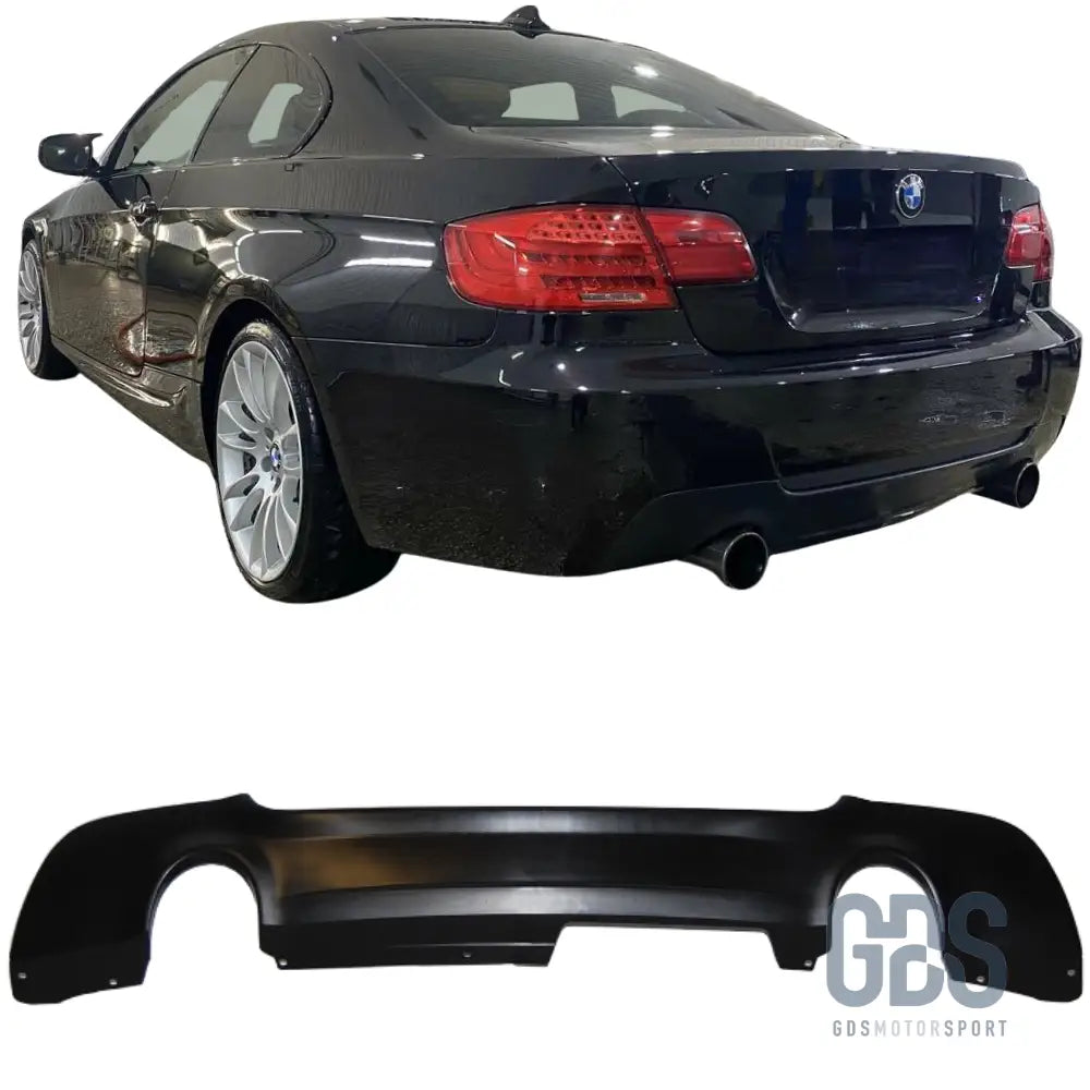 Diffuseur arrière type origine bmw série 3 e92 e93 335i 335d pack m double sortie