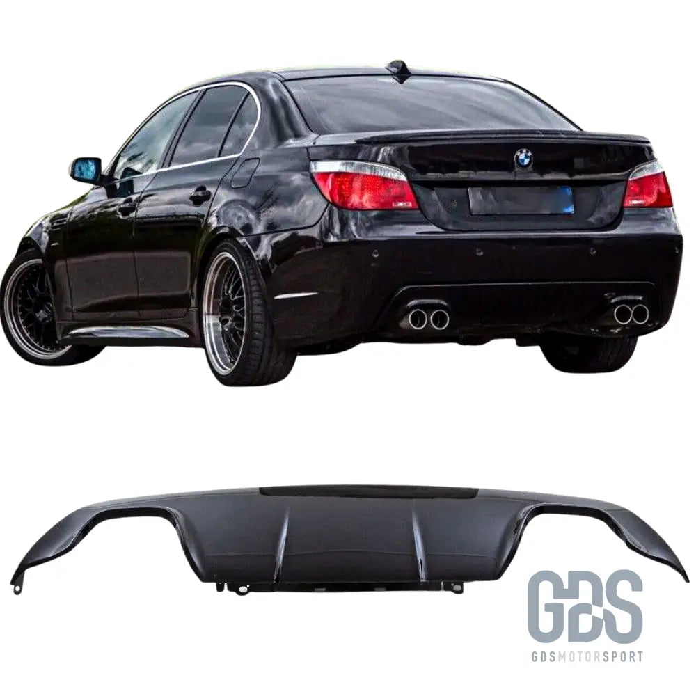 Diffuseur double sortie gauche et droite pare-choc arrière pack m bmw série 5 e60 / e61 - arrière