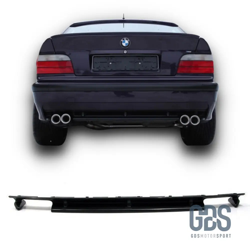 Diffuseur Look M3 double sortie gauche et droite Pare choc arrière BMW E36 - M3/pack M - Choc - GDS Motorsport
