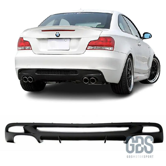 Diffuseur m performance 4 sorties d’échappement pour pare-choc pack — bmw série 1 e82 coupé / e88 cabriolet - arrière