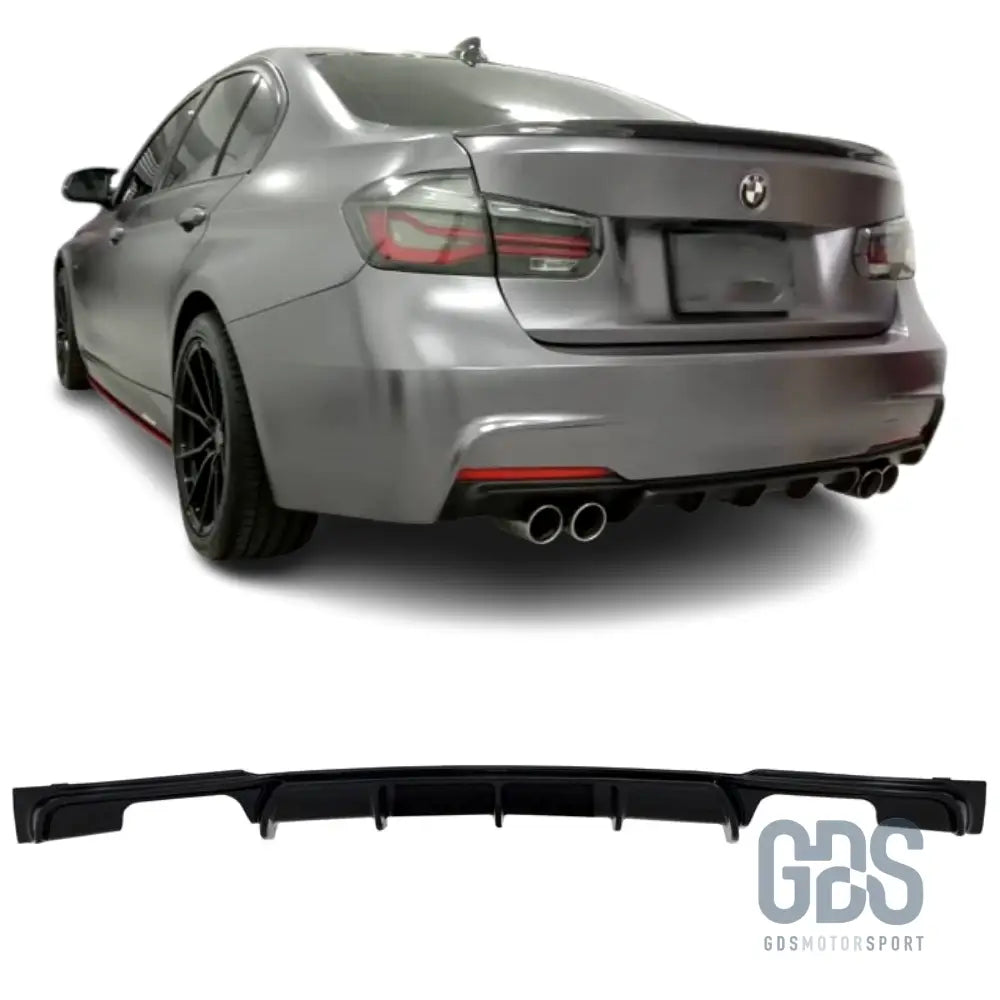 Diffuseur m performance 4 sorties échappement bmw f30/f31 pack - arrière