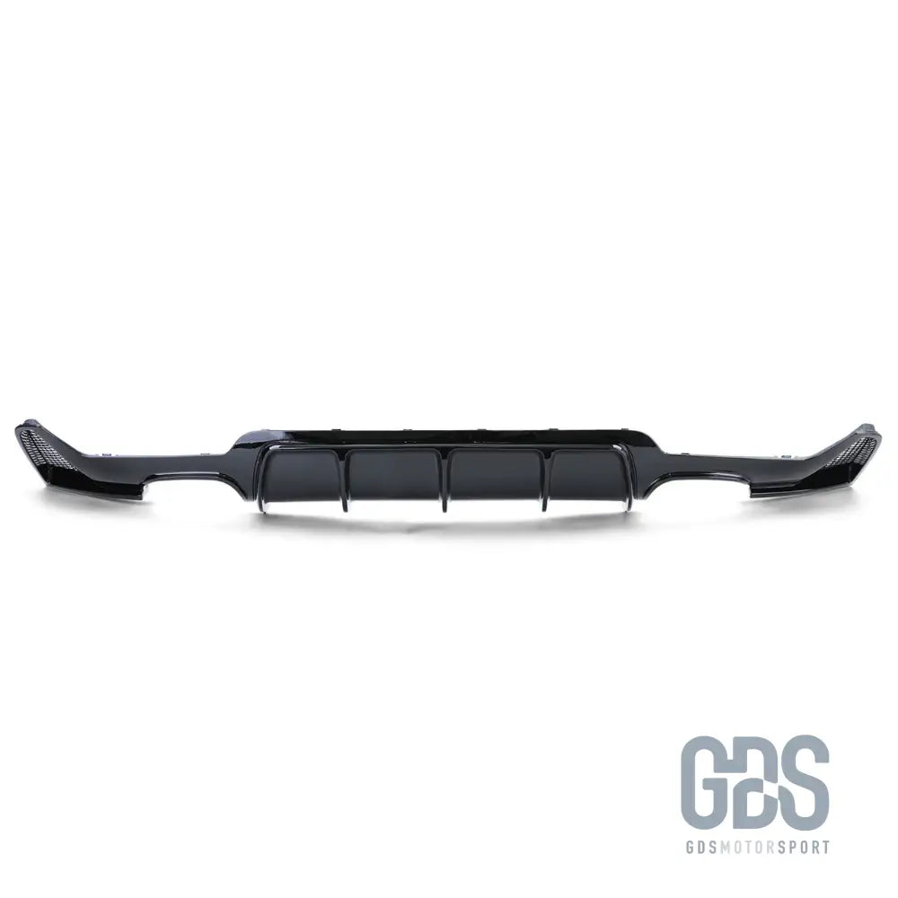 Diffuseur m performance pour bmw série 4 f32 f33 f36 - sorties look m4 noir brillant - arrière