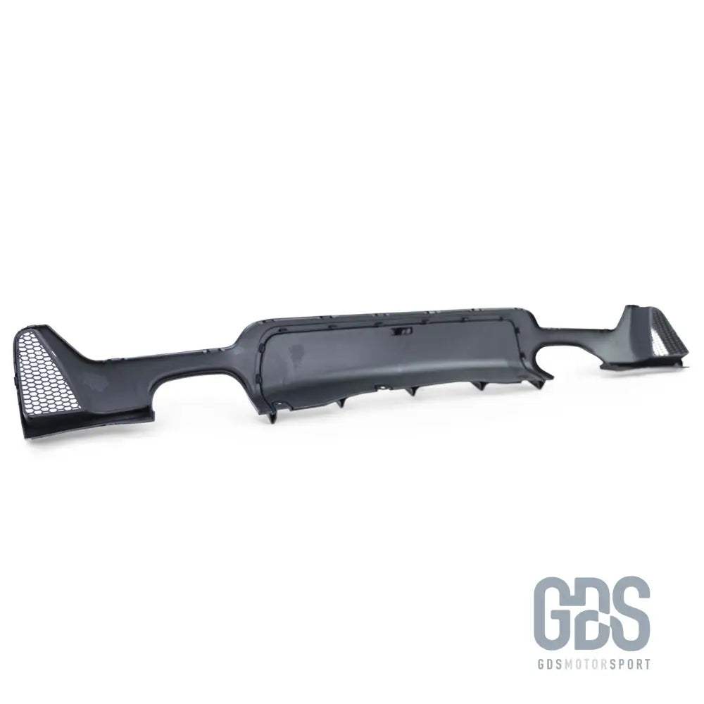 Diffuseur m performance pour bmw série 4 f32 f33 f36 - sorties look m4 noir brillant - arrière