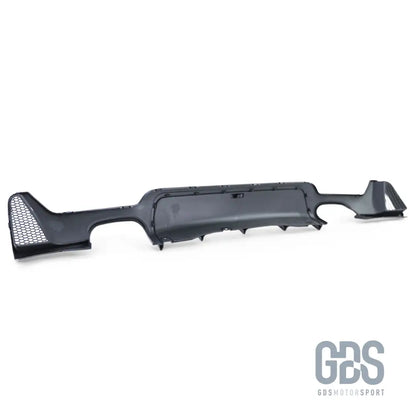 Diffuseur m performance pour bmw série 4 f32 f33 f36 - sorties look m4 noir brillant - arrière