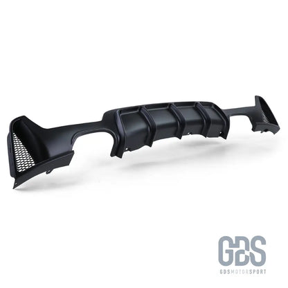 Diffuseur m performance pour bmw série 4 f32 f33 f36 - sorties look m4 noir mat - arrière