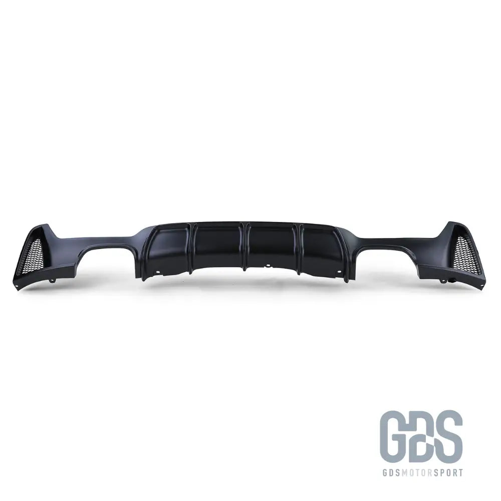 Diffuseur m performance pour bmw série 4 f32 f33 f36 - sorties look m4 noir mat - arrière