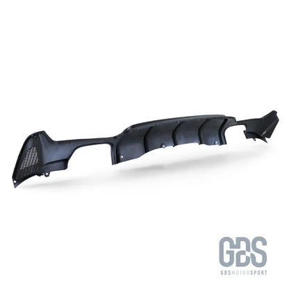Diffuseur m performance pour bmw série 4 f32 f33 f36 - sorties look m4 noir mat - arrière