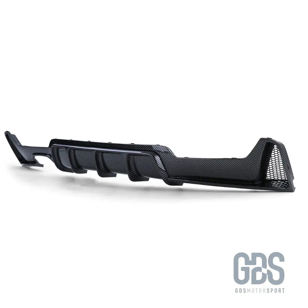 Diffuseur m performance pour bmw série 4 f32 f33 f36 - sortie double gauche look carbone - arrière