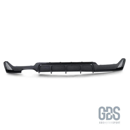 Diffuseur m performance pour bmw série 4 f32 f33 f36 - sortie double gauche look carbone - arrière