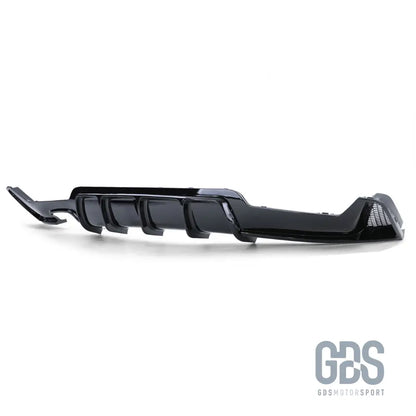 Diffuseur m performance pour bmw série 4 f32 f33 f36 - sortie double gauche noir brillant - arrière