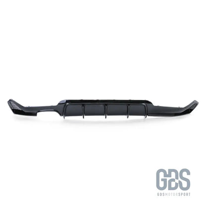 Diffuseur m performance pour bmw série 4 f32 f33 f36 - sortie double gauche noir brillant - arrière