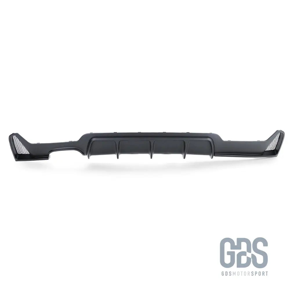 Diffuseur m performance pour bmw série 4 f32 f33 f36 sortie double gauche noir mat - arrière