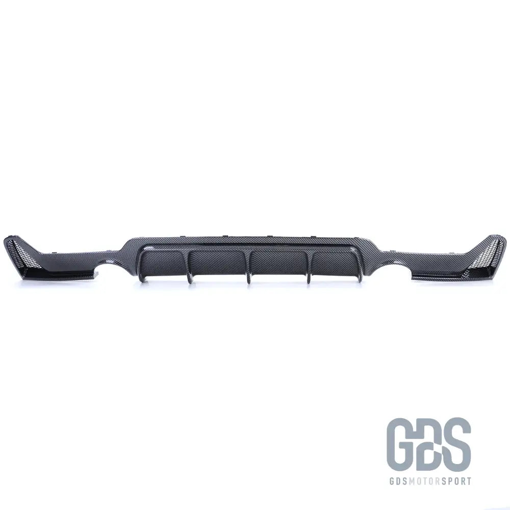 Diffuseur m performance pour bmw série 4 f32 f33 f36 - sortie gauche/droite type 435i 440i look carbone - arrière