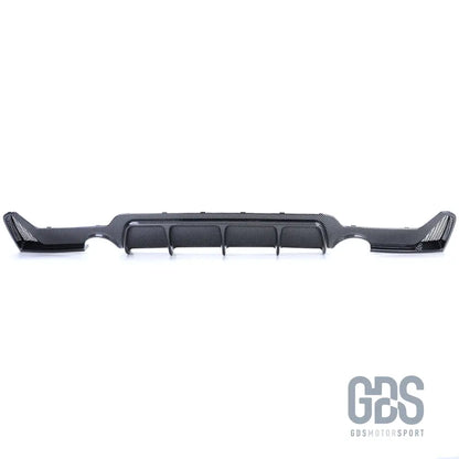 Diffuseur m performance pour bmw série 4 f32 f33 f36 - sortie gauche/droite type 435i 440i look carbone - arrière