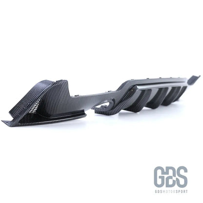 Diffuseur m performance pour bmw série 4 f32 f33 f36 - sortie gauche/droite type 435i 440i look carbone - arrière