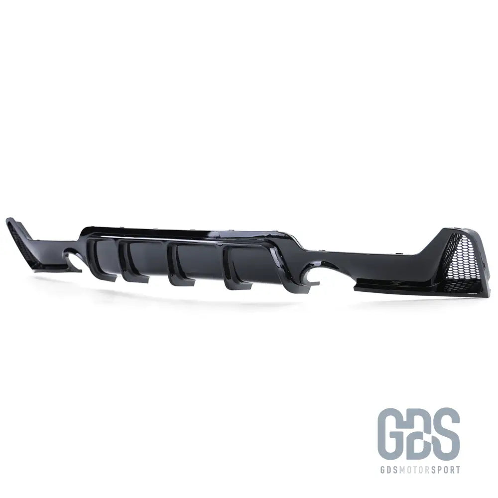 Diffuseur m performance pour bmw série 4 f32 f33 f36 - sortie gauche/droite type 435i 440i noir brillant - arrière