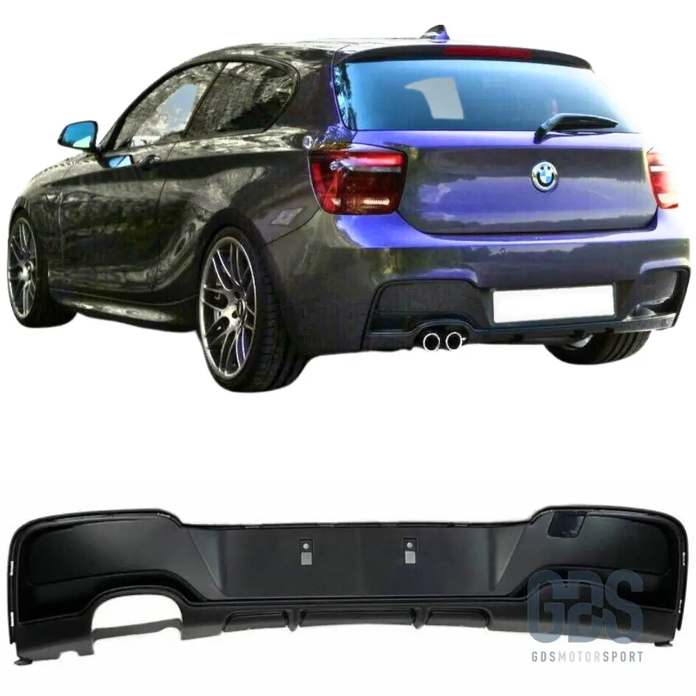 Diffuseur m performance double sortie gauche bmw série 1 f20 f21 phase - arrière