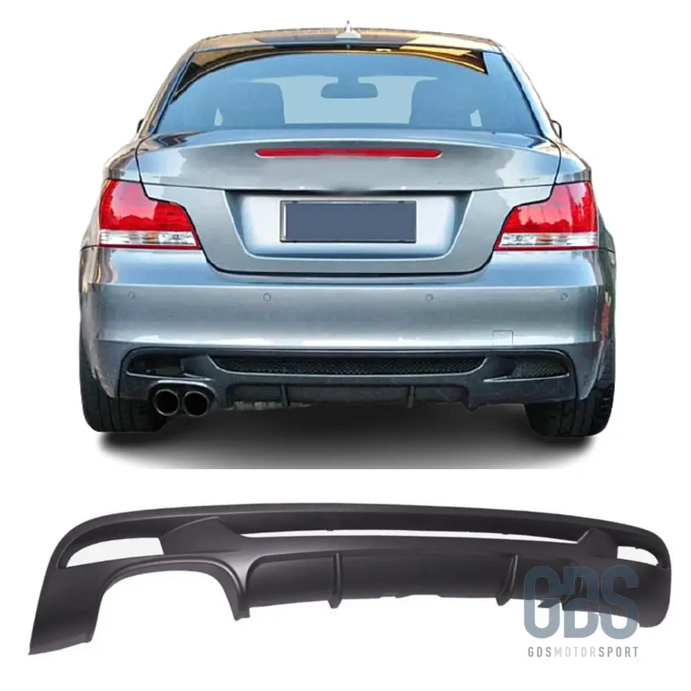 Diffuseur m performance double sortie gauche pour pare-choc pack — bmw série 1 e82 coupé / e88 cabriolet - arrière
