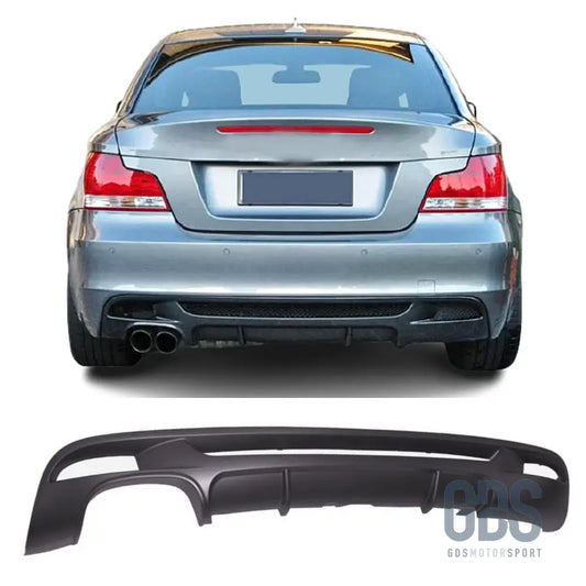 Diffuseur m performance double sortie gauche pour pare-choc pack — bmw série 1 e82 coupé / e88 cabriolet - arrière