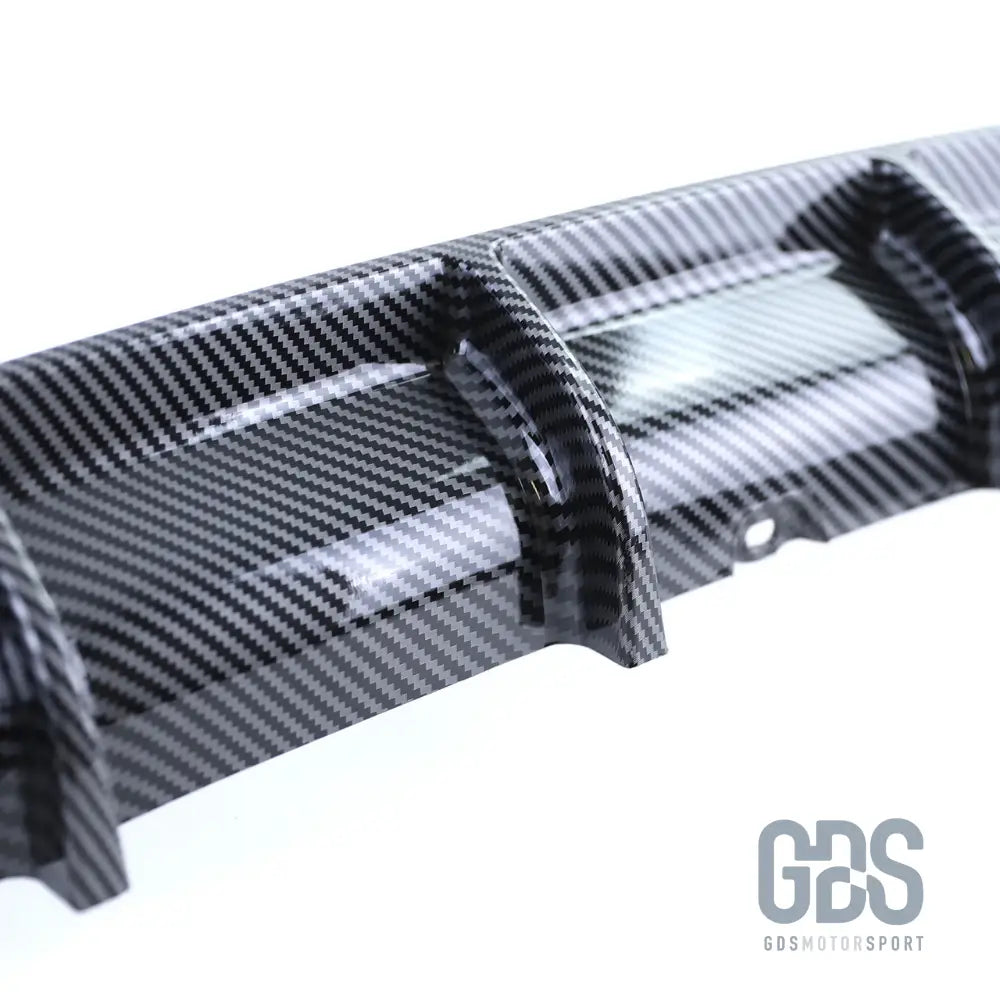 Diffuseur m performance look carbone 3d double sortie gauche bmw série 3 f30 / f31 pack - arrière