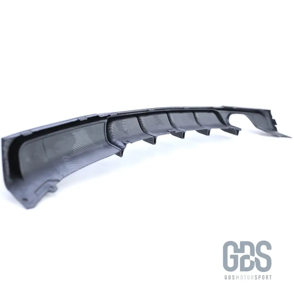 Diffuseur m performance look carbone 3d double sortie gauche bmw série 3 f30 / f31 pack - arrière