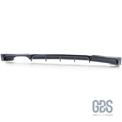 Diffuseur m performance look carbone 3d double sortie gauche bmw série 3 f30 / f31 pack - arrière