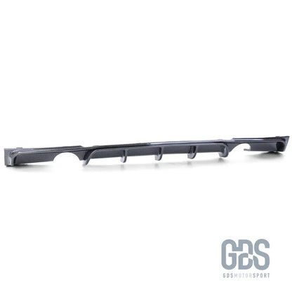 Diffuseur m performance look carbone 3d double sortie gauche et droite bmw 335i/340i f30/f31 pack - arrière