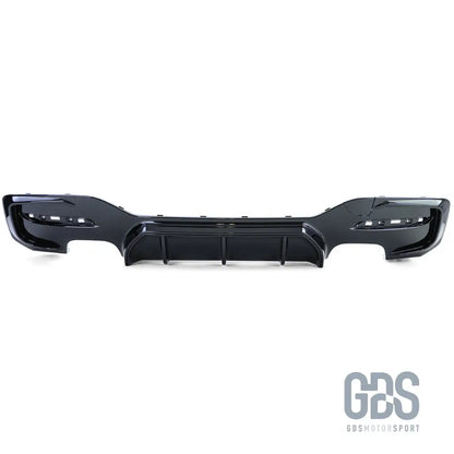 Diffuseur m performance noir brillant 4 sorties d’échappement bmw série 1 f20 f21 phase 2 lci - arrière
