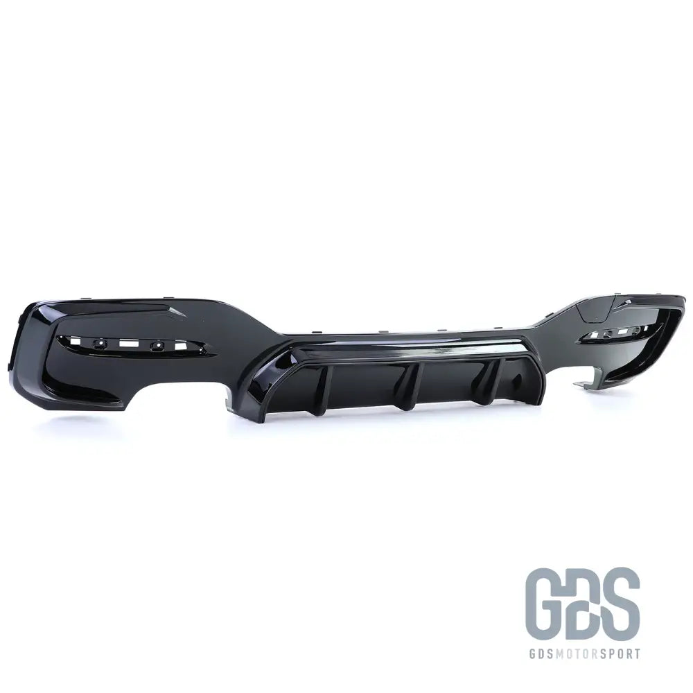 Diffuseur m performance noir brillant 4 sorties d’échappement bmw série 1 f20 f21 phase 2 lci - arrière