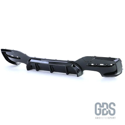 Diffuseur m performance noir brillant 4 sorties d’échappement bmw série 1 f20 f21 phase 2 lci - arrière