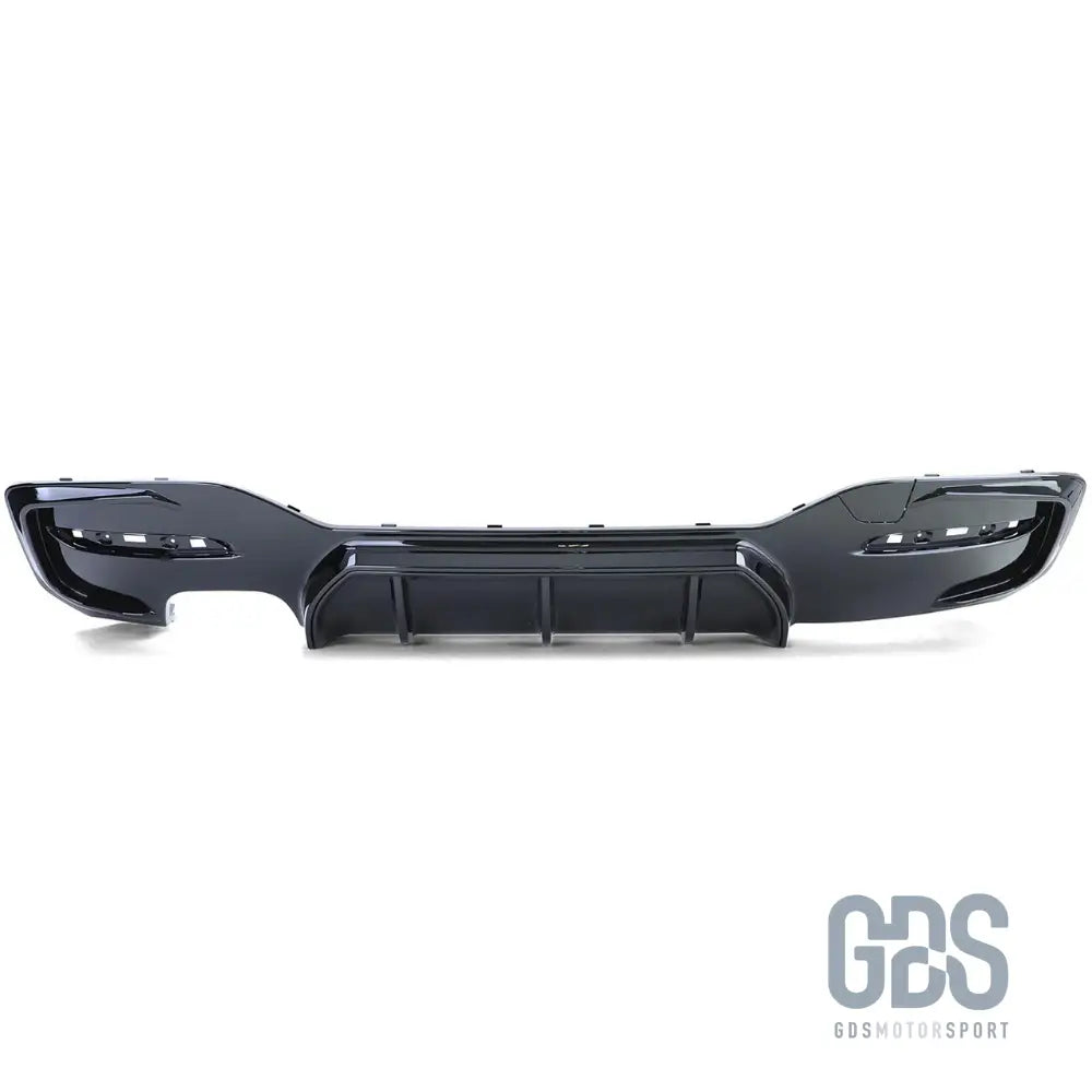 Diffuseur m performance noir brillant double sortie gauche bmw série 1 f20 f21 phase 2 lci - arrière