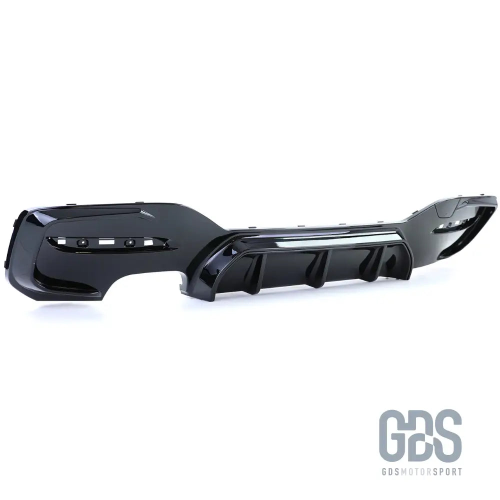 Diffuseur m performance noir brillant double sortie gauche bmw série 1 f20 f21 phase 2 lci - arrière