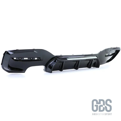 Diffuseur m performance noir brillant double sortie gauche bmw série 1 f20 f21 phase 2 lci - arrière