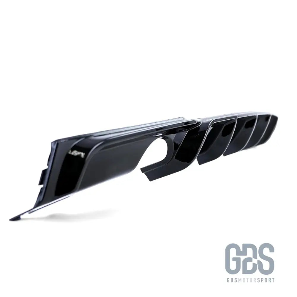 Diffuseur m performance noir brillant double sortie gauche et droite bmw 335i/340i f30/f31 pack - arrière